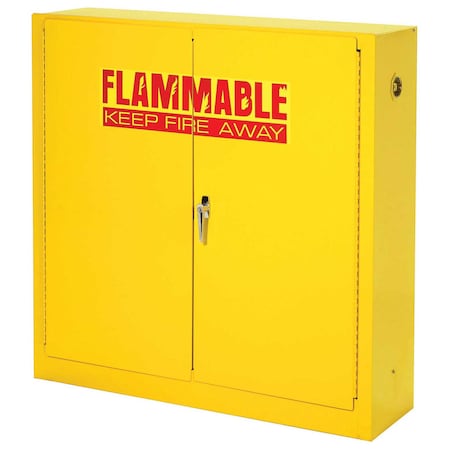Global Industrial Compact Flammable Storage Cabinet 24 Gallon Capacity 962358